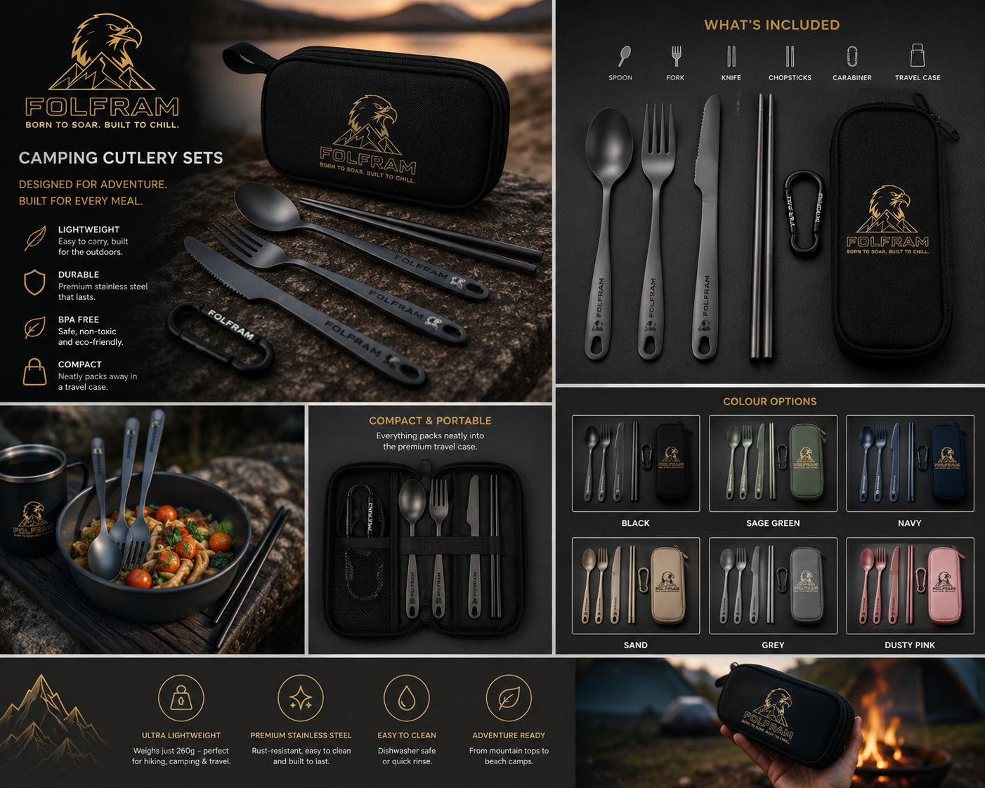 Folfram Adventure Cutlery Set